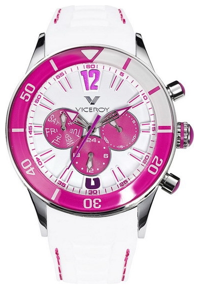 Viceroy Ladies White Rubber Strap 42110-75